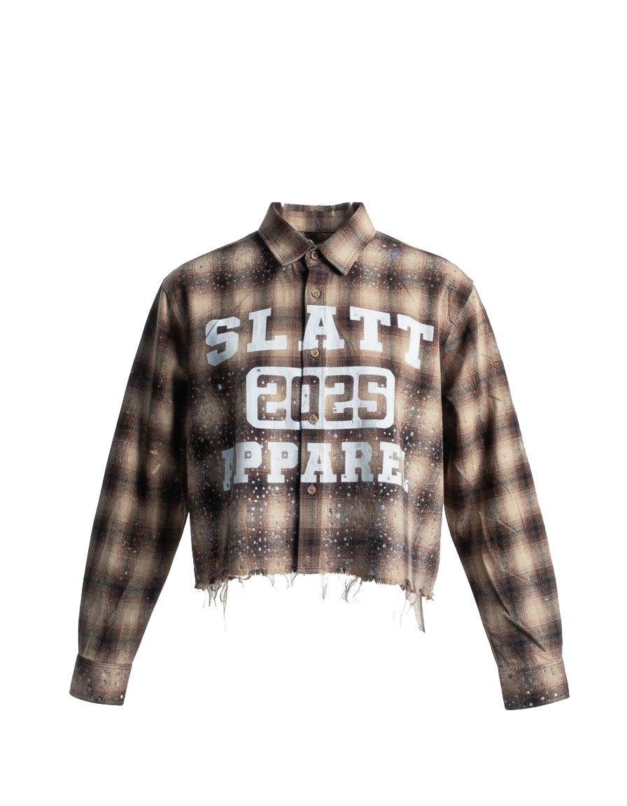 IVORY SUN FADED DISTRESSED RHINESTONE FLANNEL